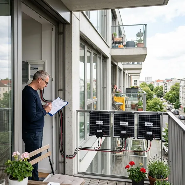 3 Balkonkraftwerke richtig anschließen