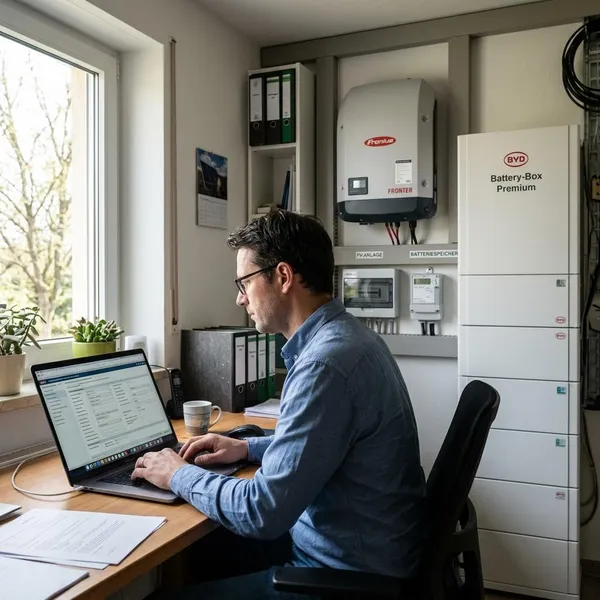 ac gekoppelter speicher anmelden