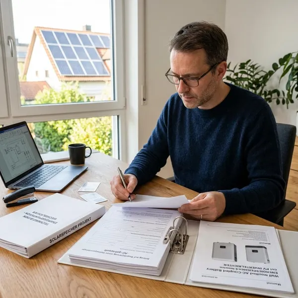Unterlagen für die Anmeldung
