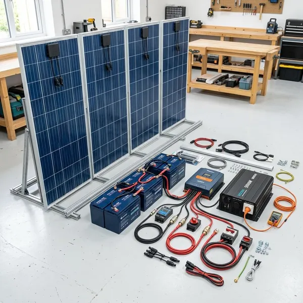 autarke solaranlage 230v mit speicher
